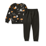 Load image into Gallery viewer, Midnight Fright Toddler Sweatshirt Set