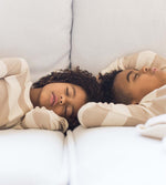 Load image into Gallery viewer, Mommy & Me Rugby Stripe Organic Cotton Sleeper - Oat