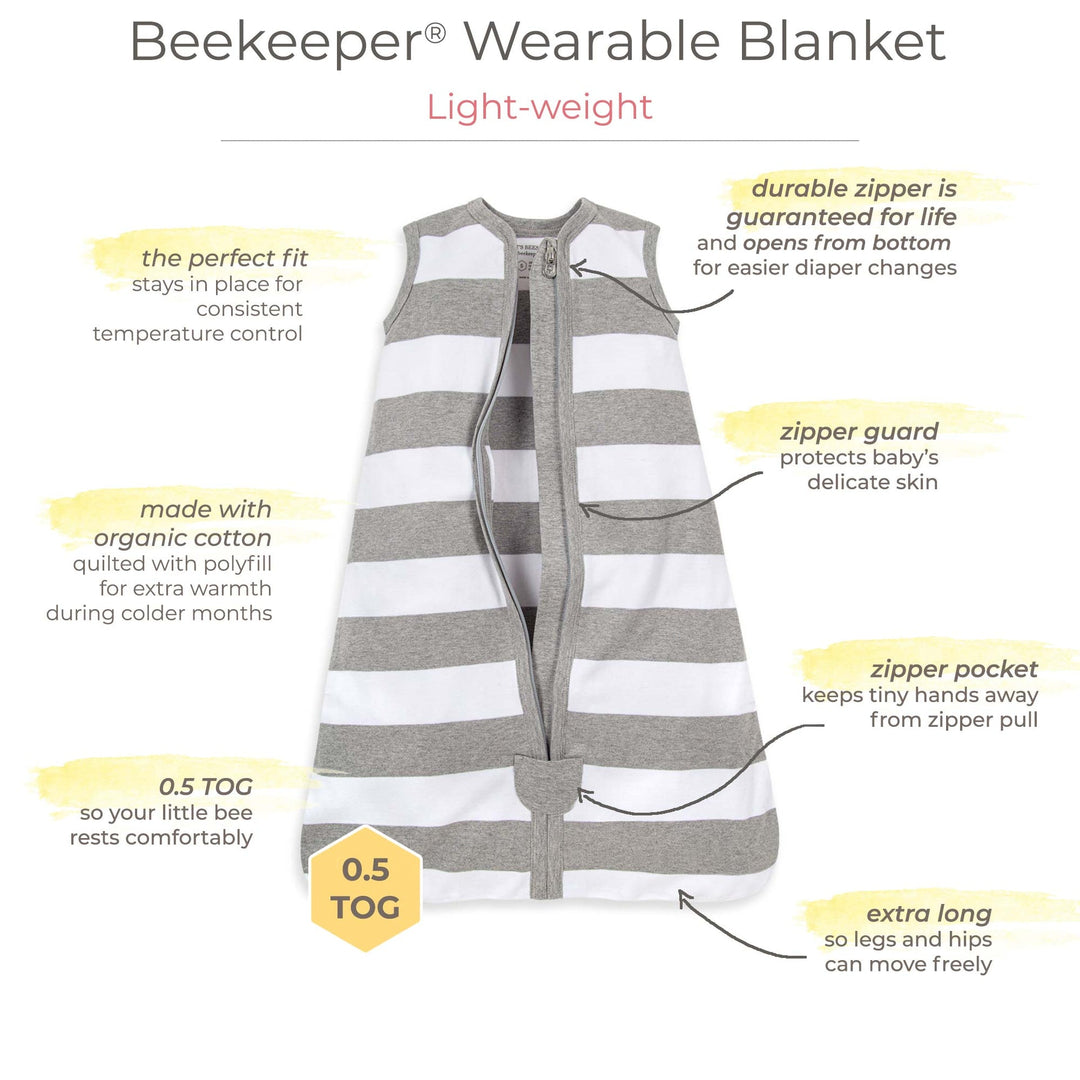 Hello Moon! Organic Beekeeper™ Wearable Baby Blanket