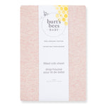 Load image into Gallery viewer, Solid Organic Cotton BEESNUG® Fitted Crib Sheet - Sandy Pink