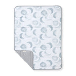 Load image into Gallery viewer, Hello Moon Organic Cotton Reversible Baby Blanket