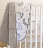 Load image into Gallery viewer, Hello Moon Organic Cotton Reversible Baby Blanket