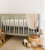 Load image into Gallery viewer, Golden Bee Organic Cotton BEESNUG® Fitted Crib Sheet - Hummus