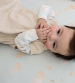 Load image into Gallery viewer, Good Night Sky Organic Cotton Crib Sheets Set of 2 - Ice Flow