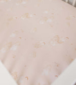 Load image into Gallery viewer, Good Night Sky Organic Cotton Crib Sheets Set of 2 - Ranunculus