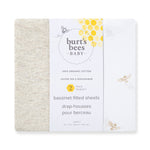Load image into Gallery viewer, Golden Bee Organic Cotton BEESNUG® Fitted Bassinet Sheet 2 Pack