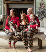 Load image into Gallery viewer, Jolly Reindeer Organic Cotton Women's Pajamas