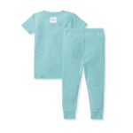 Load image into Gallery viewer, Honeysoft™ Two-Piece Kid Pajamas - Seaglass Blue