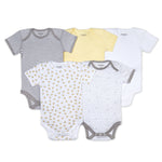 Load image into Gallery viewer, Set of 5 Short Sleeve Bodysuits