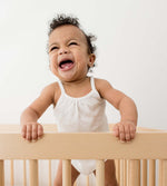 Load image into Gallery viewer, Solid Organic Cotton Baby Camisole Bodysuits 3 Pack