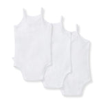 Load image into Gallery viewer, Solid Organic Cotton Baby Camisole Bodysuits 3 Pack