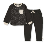 Load image into Gallery viewer, Look Up Organic Boy Shirt and Pants Set -