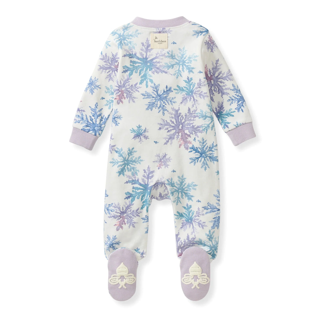 Snowflake Flurries Organic Cotton Sleep & Play Back