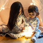 Load image into Gallery viewer, Product Image 3 of Snowflake Flurries Organic Cotton Pajamas