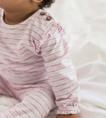 Load image into Gallery viewer, Slub Stripe Bodysuit Set