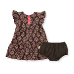 Load image into Gallery viewer, Floral Arches Dress & Diaper Cover