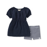 Load image into Gallery viewer, Dotted Muslin infant Set - Midnight