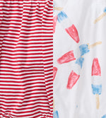 Load image into Gallery viewer, Rocket Pop Baby Girl Romper 2 Pack Set Swatch