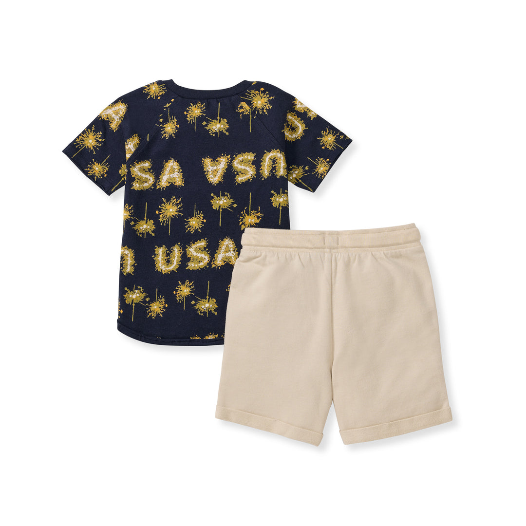 USA Infant Short Set