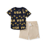 Load image into Gallery viewer, USA Infant Short Set