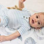 Load image into Gallery viewer, Rib Stripe Romper