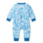 Load image into Gallery viewer, Mediterranean Sailing Footless Sleep & Play