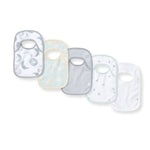 Load image into Gallery viewer, Hello Moon Organic Cotton Baby Bibs 5 Pack