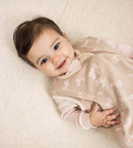 Load image into Gallery viewer, Whimsical Floral Organic Lightweight Beekeeper™ Wearable Baby Blanket