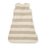 Load image into Gallery viewer, Rugby Stripe Organic Lightweight Beekeeper™ Wearable Baby Blanket - Oat