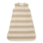 Load image into Gallery viewer, Rugby Stripe Organic Warmer Beekeeperâ„¢ Wearable Baby Blanket - Oat