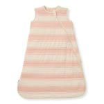 Load image into Gallery viewer, Rugby Stripe Organic Warmer Beekeeper™ Wearable Baby Blanket - Pink Sand