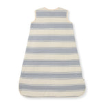 Load image into Gallery viewer, Rugby Stripe Organic Warmer Beekeeper™ Wearable Baby Blanket - Quarry