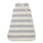 Load image into Gallery viewer, Rugby Stripe Organic Warmer Beekeeper™ Wearable Baby Blanket - Quarry