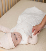 Load image into Gallery viewer, Golden Bee Organic Warmer Beekeeper™ Wearable Baby Blanket - Ranunculus