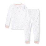 Load image into Gallery viewer, Golden Bee Organic Cotton Two-Piece Pajamas - Ranunculus