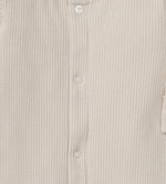 Load image into Gallery viewer, Organic Cotton Jumpsuit, Bib & Hat 3 Piece Set - Limestone