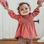 Load image into Gallery viewer, Smocked Infant Tunic Set