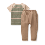 Load image into Gallery viewer, Holland Stripe Infant Tee Set