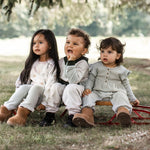 Load image into Gallery viewer, Product Image 7 of Color Blocked Sweatshirt & Pants Set - Bobcat