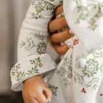 Load image into Gallery viewer, Product Image 2 of Holiday Snowflakes Organic Tunic & Pants Set