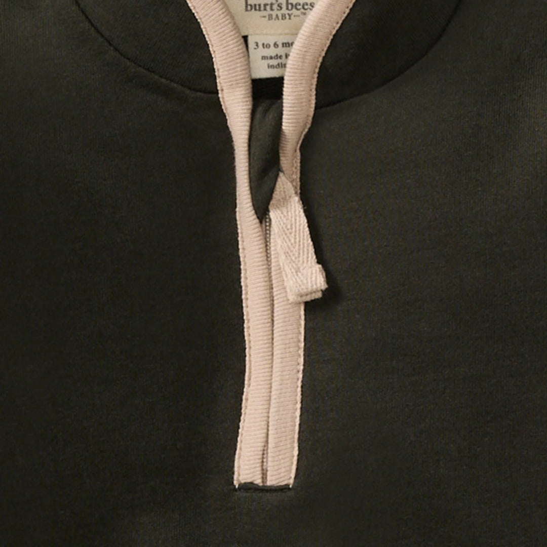 Quarter Zip Baby Boy Jumpsuit Swatch