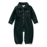 Load image into Gallery viewer, Knit Corduroy Organic Baby Boy Jumpsuit