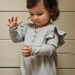 Load image into Gallery viewer, Product Image 1 of Organic Thermal Baby Girl Jumpsuit