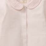 Load image into Gallery viewer, Muslin Collar Infant Girl Jumpsuit