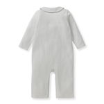 Load image into Gallery viewer, Muslin Collar Infant Boy Jumpsuit