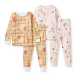 Load image into Gallery viewer, Waffle & Cheesecake 4 Piece Infant PJ Set