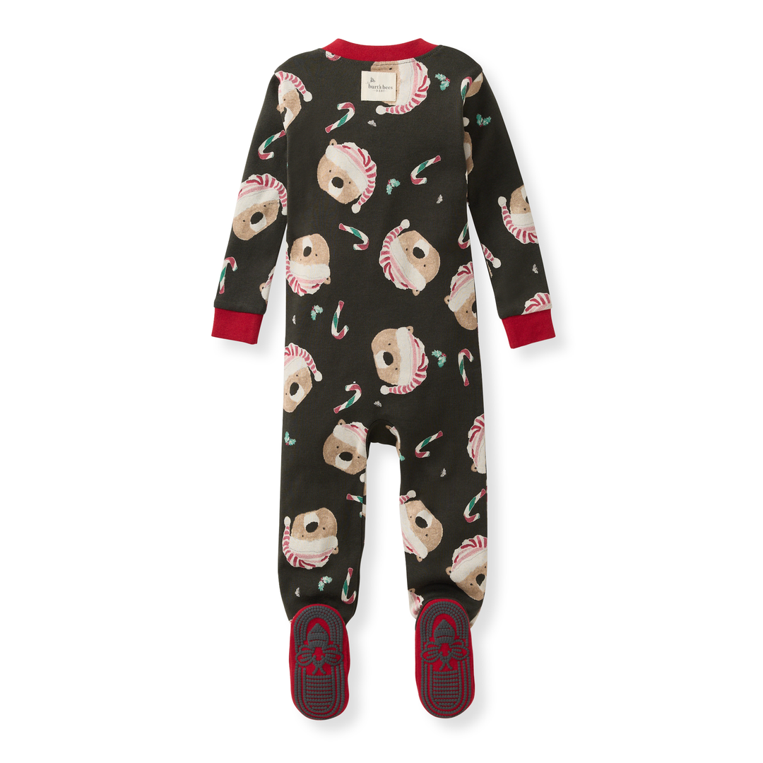 Candy Cane Bears Matching Family Sleeper Back