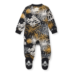 Load image into Gallery viewer, Happy New Year Organic Cotton Sleep & Play Footed