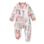 Load image into Gallery viewer, Sunrise Slopes Organic Cotton Sleep & Play - Organic Rose