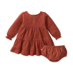 Load image into Gallery viewer, Dotted Rib Sequoia Bark Dress